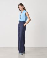 TROUSER WIDE LEG TENCEL LINEN - Image 25