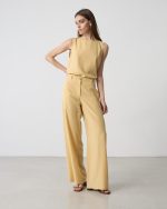 TROUSER WIDE LEG TENCEL LINEN - Image 26