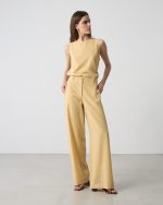 TROUSER WIDE LEG TENCEL LINEN - Image 28