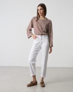 TROUSER COTTON MOM FIT