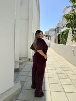 JUMPSUIT CREPE CROSS FRONT - Image 4