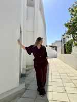JUMPSUIT CREPE CROSS FRONT - Image 6