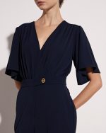 JUMPSUIT CREPE CROSS FRONT - Image 14