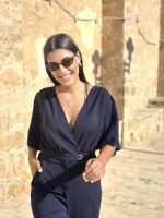 JUMPSUIT CREPE CROSS FRONT - Image 17