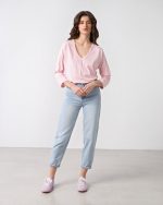 T-SHIRT COTTON V NECK - Image 9