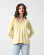 T-SHIRT COTTON V NECK - Image 16