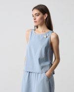 BLOUSE COTTON MELANGE - Image 5