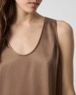 BLOUSE SATIN SLEEVELESS - Image 5
