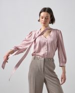 SHIRT SATIN POLKA DOTS - Image 4
