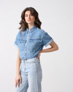 SHIRT JEAN CROPPED