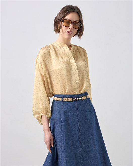 51022B.jpg MAO SHIRT SATIN - Image 1