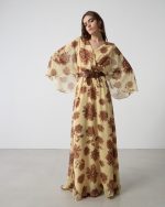 MAXI CHIFFON DRESS PRINTED