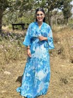 MAXI CHIFFON DRESS PRINTED - Image 2