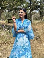 MAXI CHIFFON DRESS PRINTED - Image 5