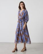 MIDI DRESS CHIFFON PRINTED - Image 5