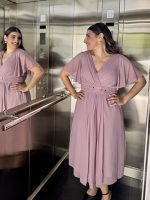 MIDI SWING CHIFFON DRESS - Image 3