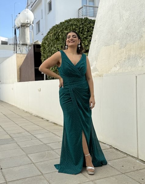 MAXI MERMAID GLITER DRESS
