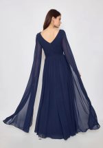 MAXI CHIFFON LACE SHOULDER - Image 7