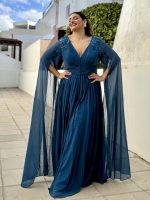 MAXI CHIFFON LACE SHOULDER - Image 10