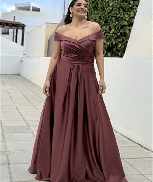 MAXI SATIN DRESS