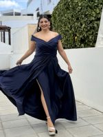 MAXI SATIN DRESS - Image 9
