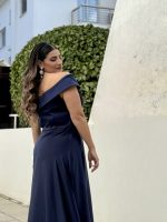 MAXI SATIN DRESS - Image 11