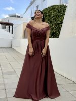 MAXI SATIN DRESS - Image 14