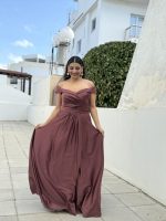 MAXI SATIN DRESS - Image 15
