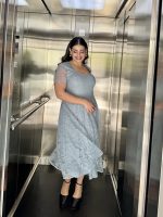 MIDI SWING LACE DRESS - Image 4