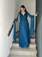 MAXI CHIFFON DRESS LACE BUSTIER - Image 2