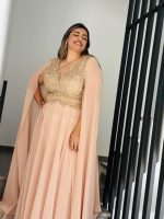 MAXI CHIFFON DRESS LACE BUSTIER - Image 15