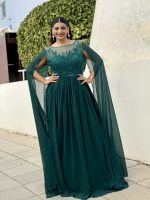 MAXI CHIFFON GOWN DRESS