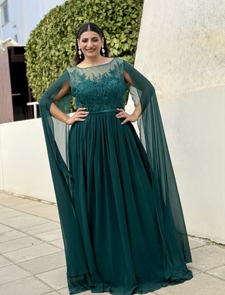 MAXI CHIFFON GOWN DRESS