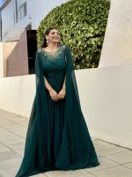 MAXI CHIFFON GOWN DRESS - Image 6