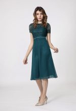 MIDI DRESS A LINE CHIFFON - Image 2