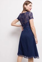 MIDI DRESS A LINE CHIFFON - Image 8
