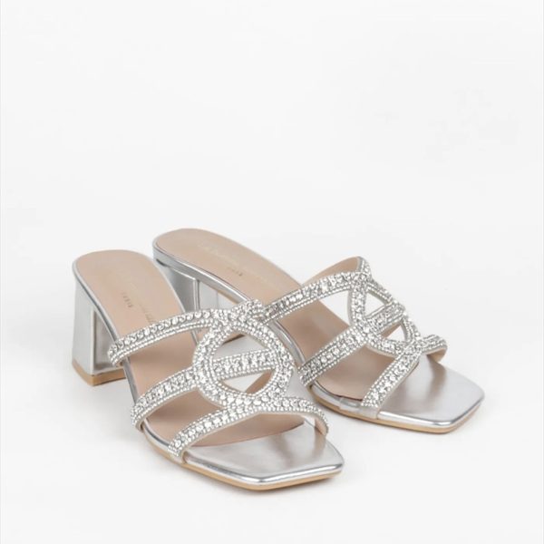 MULES SANDAL BLOCK HEEL