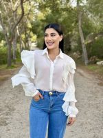 CHIFFON SHIRT RUFFLES