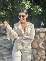 CHIFFON SHIRT FLARE SLEEVE - Image 8
