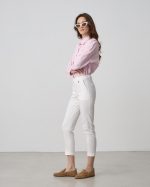 COTTON TROUSER ROLL HEM - Image 5