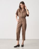 TROUSER COTTON BUTTONED CUFF LEG - Image 15
