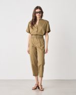 TROUSER COTTON BUTTONED CUFF LEG - Image 25
