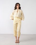 TROUSER COTTON BUTTONED CUFF LEG - Image 26