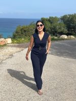 JUMPSUIT CREPE SLEEVELESS