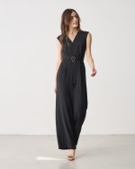 JUMPSUIT CREPE SLEEVELESS - Image 2