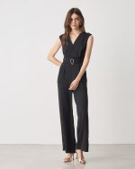 JUMPSUIT CREPE SLEEVELESS - Image 3