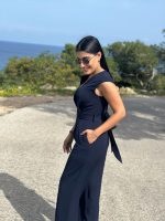 JUMPSUIT CREPE SLEEVELESS - Image 13
