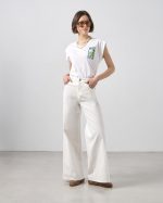 COTTON TROUSER WIDE LEG - Image 7