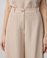 TROUSER CROPPED TENCEL LINEN - Image 4