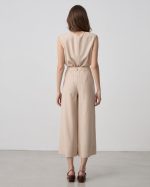 TROUSER CROPPED TENCEL LINEN - Image 5